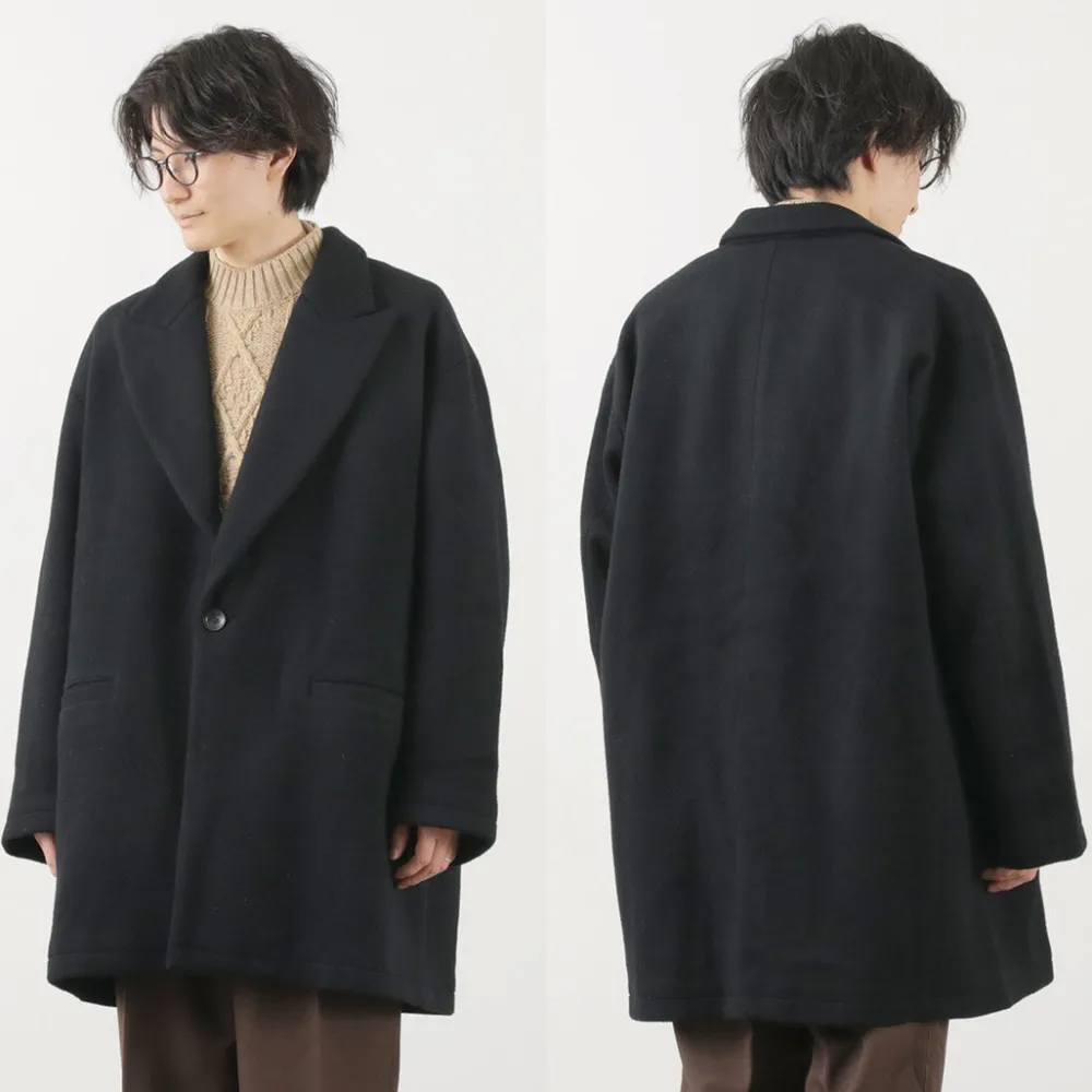 SON OF THE CHEESE Coats^/ Wool Overcoat black