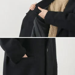 SON OF THE CHEESE Coats^/ Wool Overcoat black