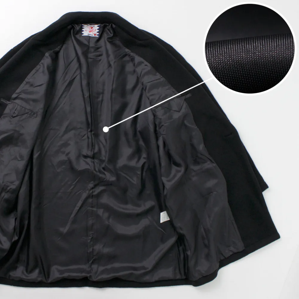 SON OF THE CHEESE Coats^/ Wool Overcoat black