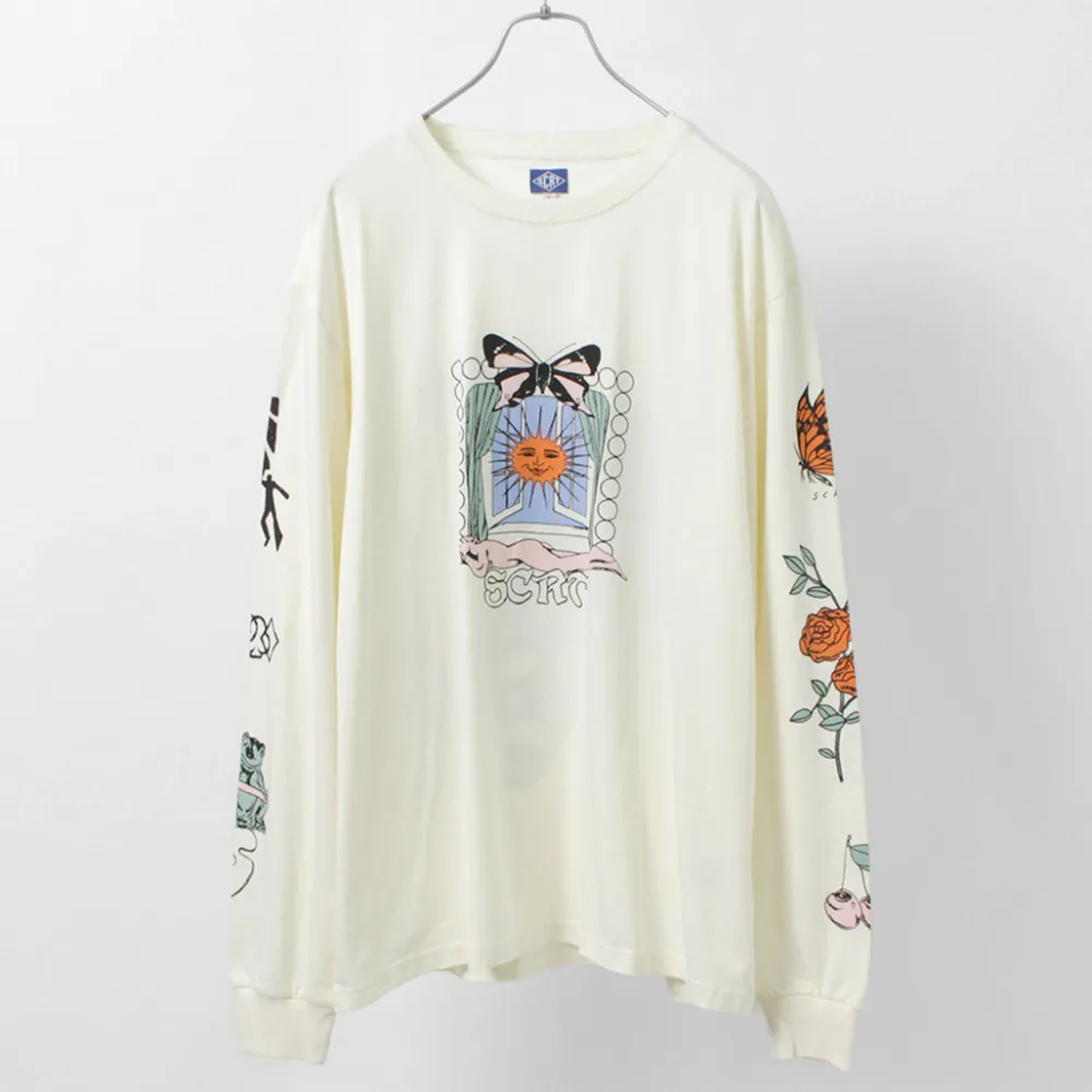 STAY CREATIVE Co. T-Shirts^/ Window Long Sleeve T-Shirt beige