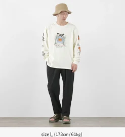STAY CREATIVE Co. T-Shirts^/ Window Long Sleeve T-Shirt beige