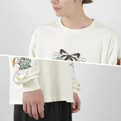 STAY CREATIVE Co. T-Shirts^/ Window Long Sleeve T-Shirt beige