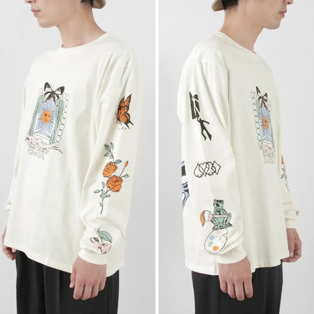 STAY CREATIVE Co. T-Shirts^/ Window Long Sleeve T-Shirt beige