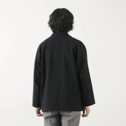 SUNNY SPORTS Jackets^/ Cut-off Notch Collar 2 Button Jacket black