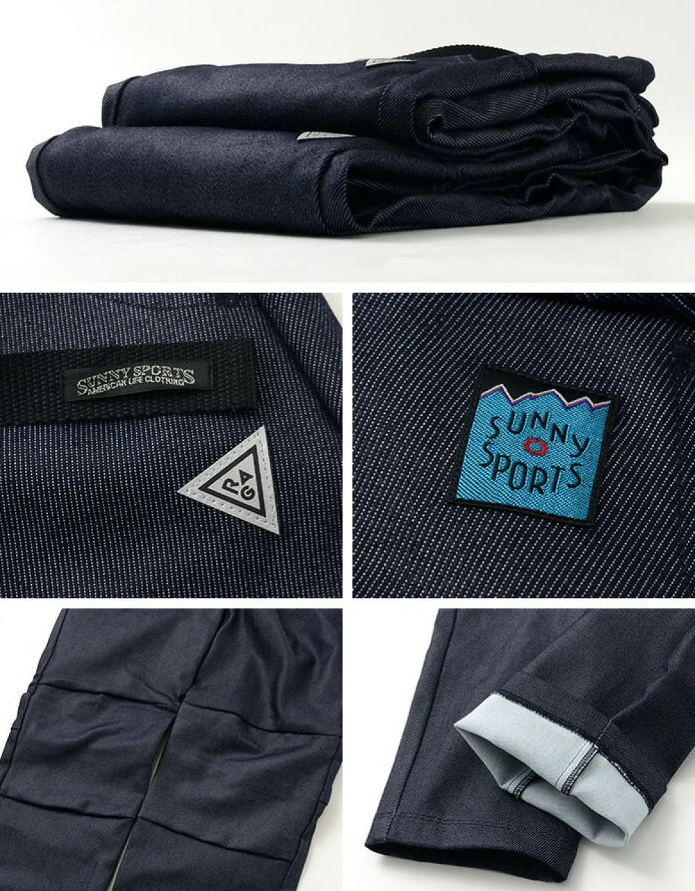 SUNNY SPORTS Jeans^/ Trail 3D Pant / 10oz Next Sweat Denim indigo