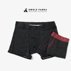 SWOLE PANDA Underwear^/ Bamboo Dot Boxer Pants