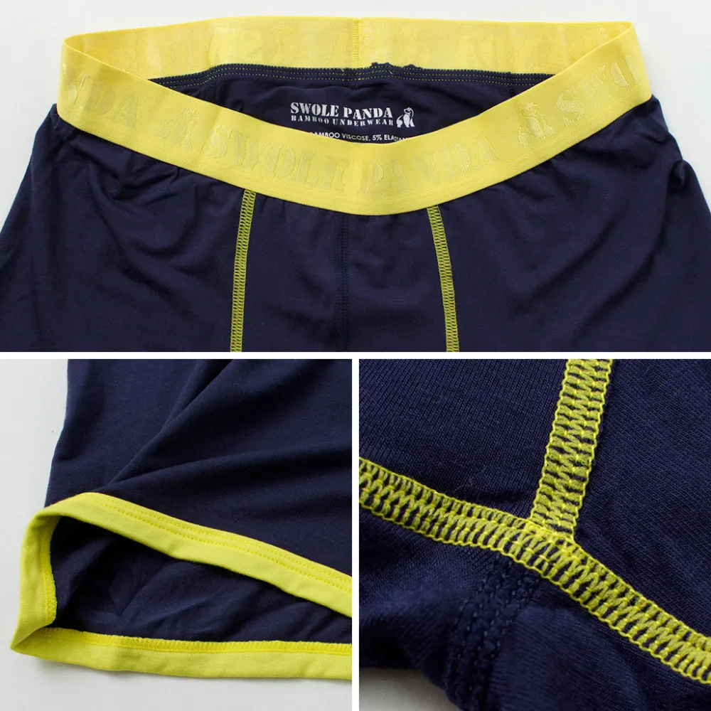 SWOLE PANDA Underwear^/ Bamboo Solid Boxer Pants