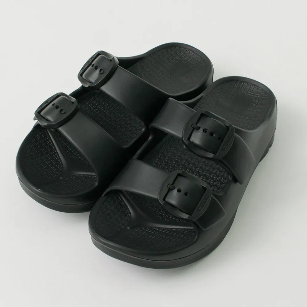 TELIC Sandals^/ Double Buckle 2 Recovery W Buckle Sandal