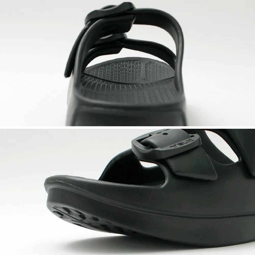 TELIC Sandals^/ Double Buckle 2 Recovery W Buckle Sandal