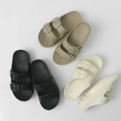 TELIC Sandals^/ Double Buckle 2 Recovery W Buckle Sandal