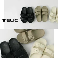 TELIC Sandals^/ Double Buckle 2 Recovery W Buckle Sandal