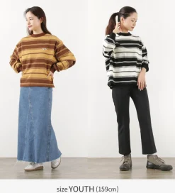 THE FOX T-Shirts^/ Fox Striped Crew Neck Long Sleeve T-Shirt