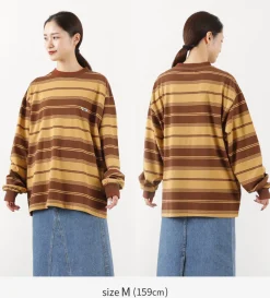THE FOX T-Shirts^/ Fox Striped Crew Neck Long Sleeve T-Shirt
