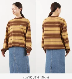 THE FOX T-Shirts^/ Fox Striped Crew Neck Long Sleeve T-Shirt