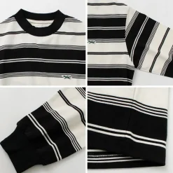THE FOX T-Shirts^/ Fox Striped Crew Neck Long Sleeve T-Shirt