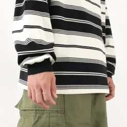 THE FOX T-Shirts^/ Fox Striped Crew Neck Long Sleeve T-Shirt