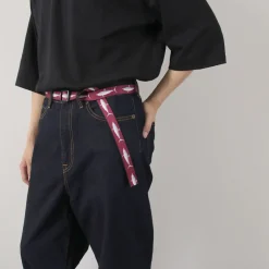 THOMAS BATES Belts^/ Printed Slider Belt