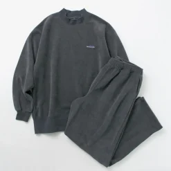 THOUSAND MILE Trousers|Sweatshirts^/ Knit Fleece Mock & Long Pants Setup