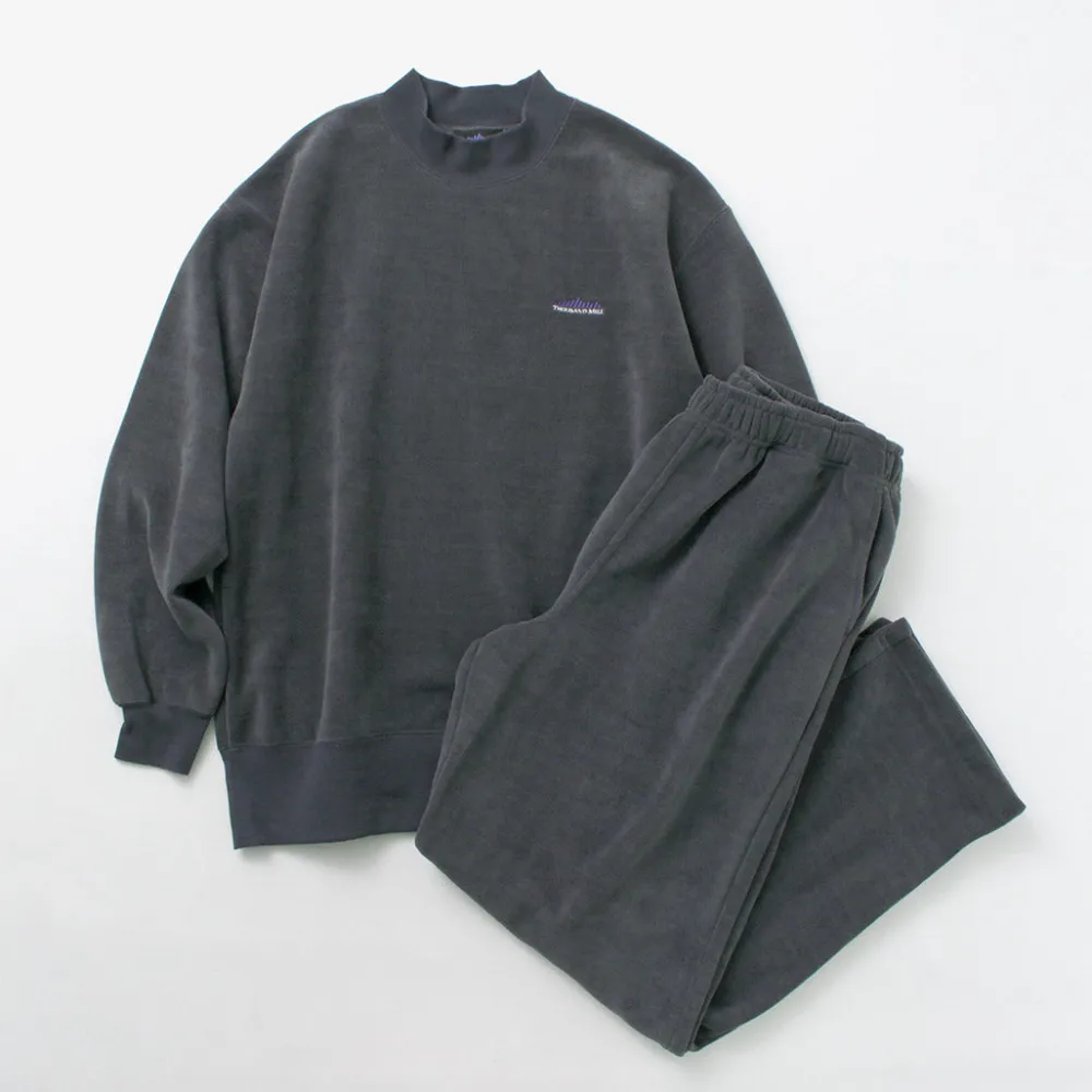 THOUSAND MILE Trousers|Sweatshirts^/ Knit Fleece Mock & Long Pants Setup