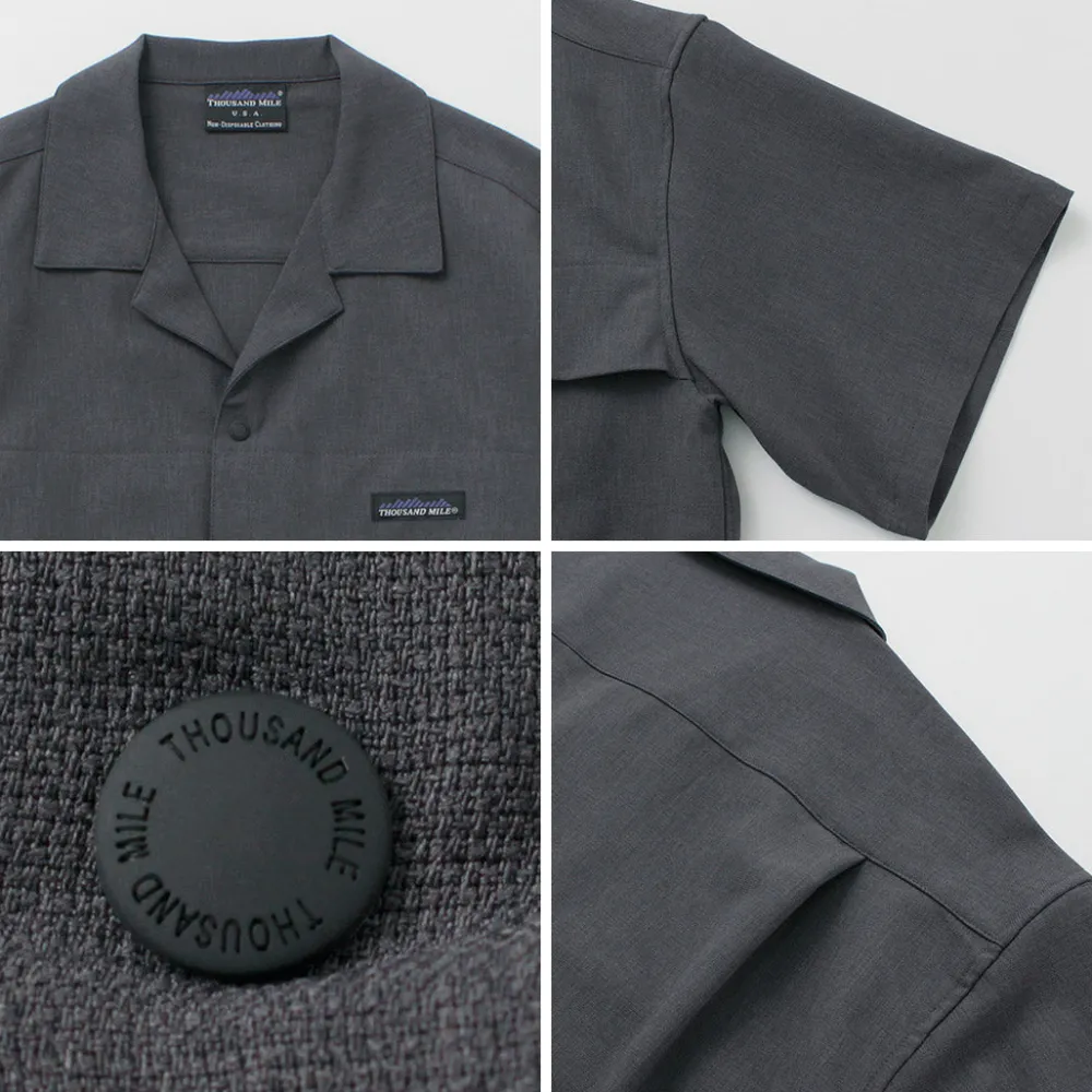 THOUSAND MILE Shirts^/ Short Sleeve Open Collar Shirt