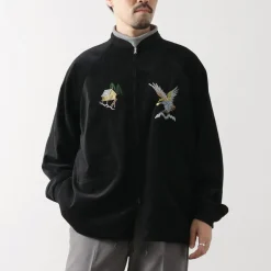 THRIFTY LOOK Jackets^/ Reversible Souvenir Alaska Jacket black