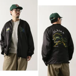 THRIFTY LOOK Jackets^/ Reversible Souvenir Alaska Jacket black