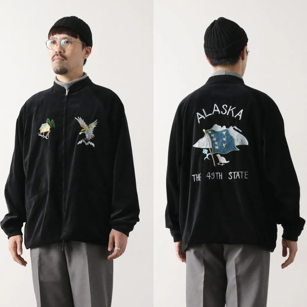 THRIFTY LOOK Jackets^/ Reversible Souvenir Alaska Jacket black