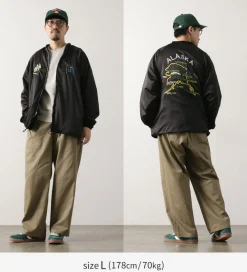 THRIFTY LOOK Jackets^/ Reversible Souvenir Alaska Jacket black