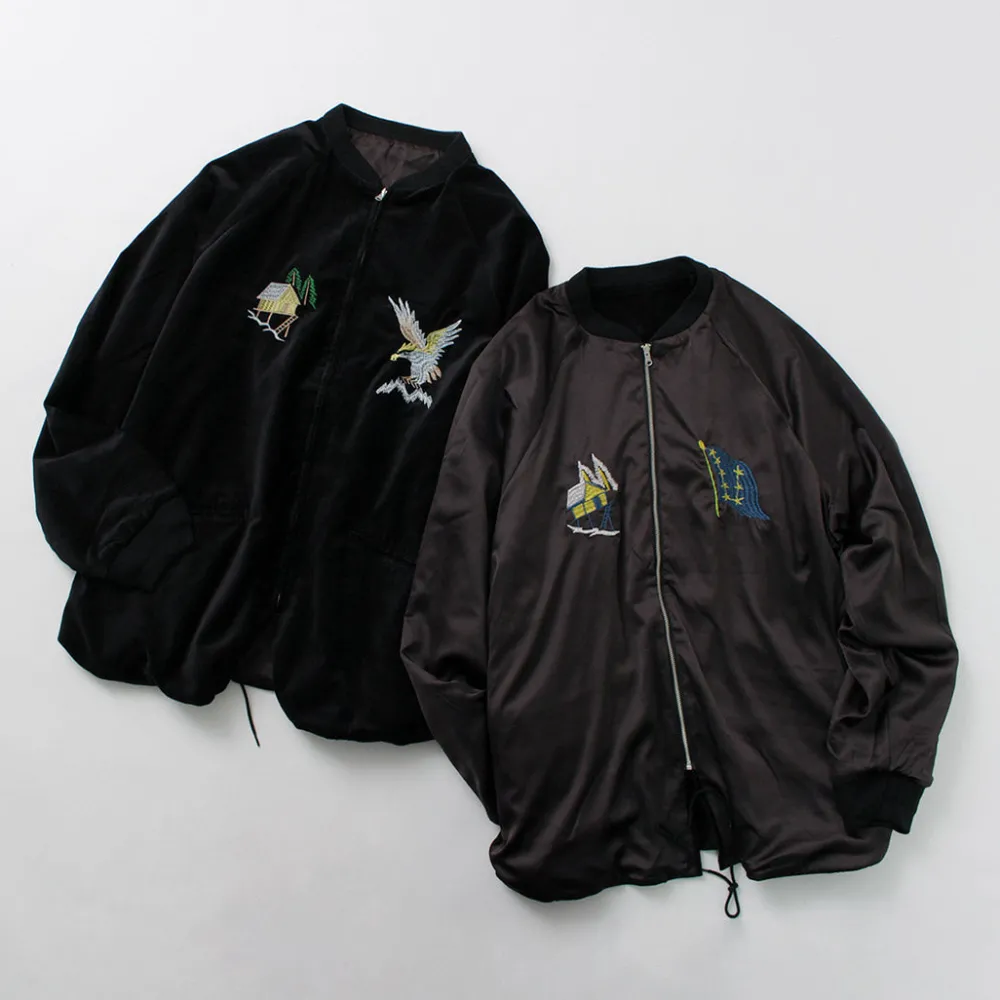 THRIFTY LOOK Jackets^/ Reversible Souvenir Alaska Jacket black