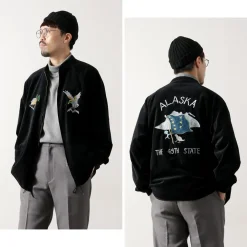 THRIFTY LOOK Jackets^/ Reversible Souvenir Alaska Jacket black