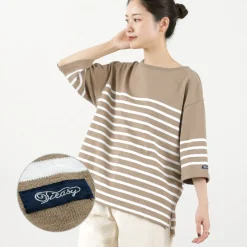 TIEASY T-Shirts^/ HDCS Big Katanuki Boat Neck T-Shirt