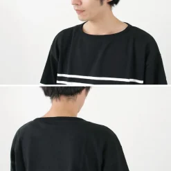 TIEASY T-Shirts^/ HDCS Big Katanuki Boat Neck T-Shirt