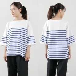 TIEASY T-Shirts^/ HDCS Big Katanuki Boat Neck T-Shirt