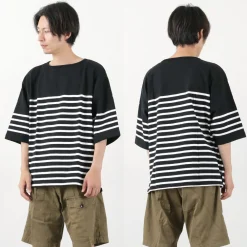 TIEASY T-Shirts^/ HDCS Big Katanuki Boat Neck T-Shirt