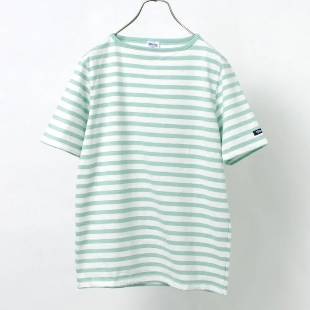 TIEASY T-Shirts^/ HDCS Boatneck Short Sleeve Striped Basque Shirt