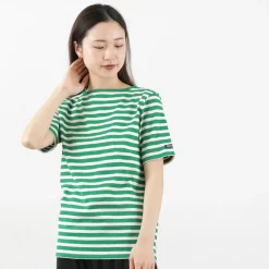 TIEASY T-Shirts^/ HDCS Boatneck Short Sleeve Striped Basque Shirt