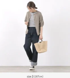 TIEASY T-Shirts^/ HDCS Boatneck Short Sleeve Striped Basque Shirt