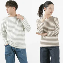 TIEASY T-Shirts^/ HDCS Boatneck Striped Basque Shirt