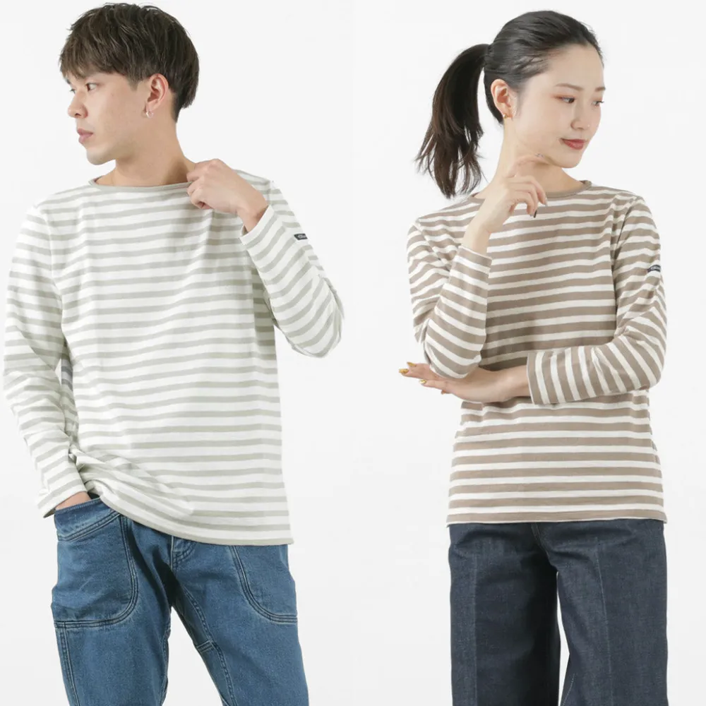 TIEASY T-Shirts^/ HDCS Boatneck Striped Basque Shirt