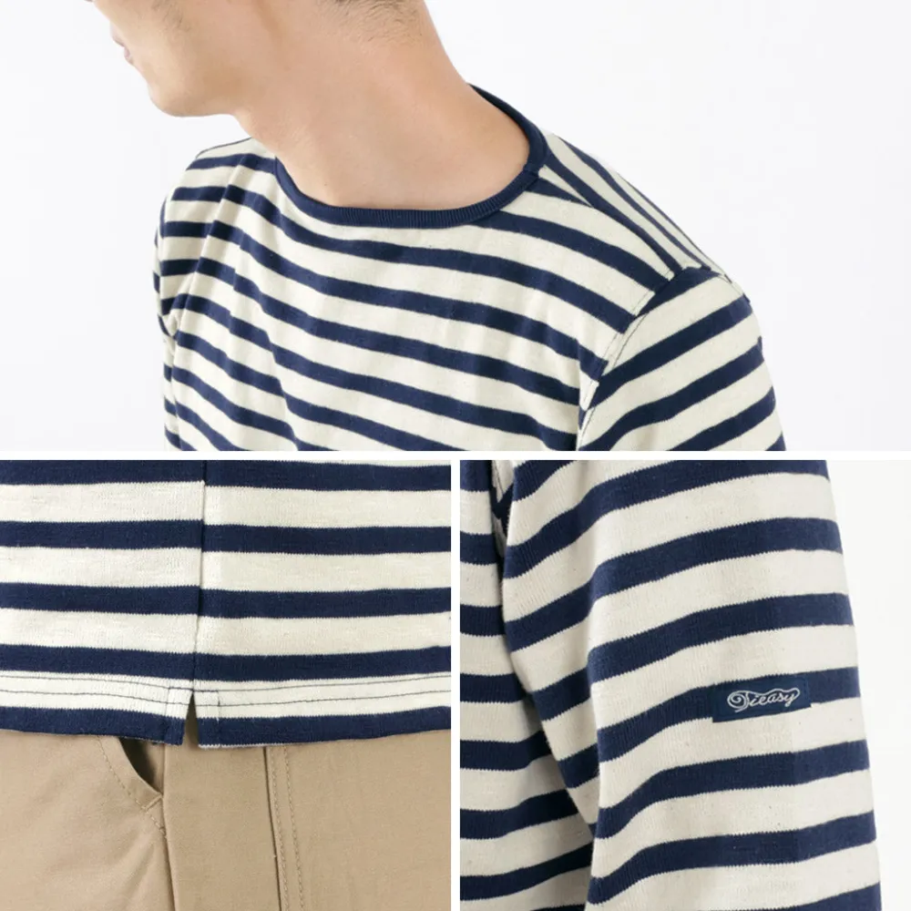 TIEASY T-Shirts^/ HDCS Boatneck Striped Basque Shirt
