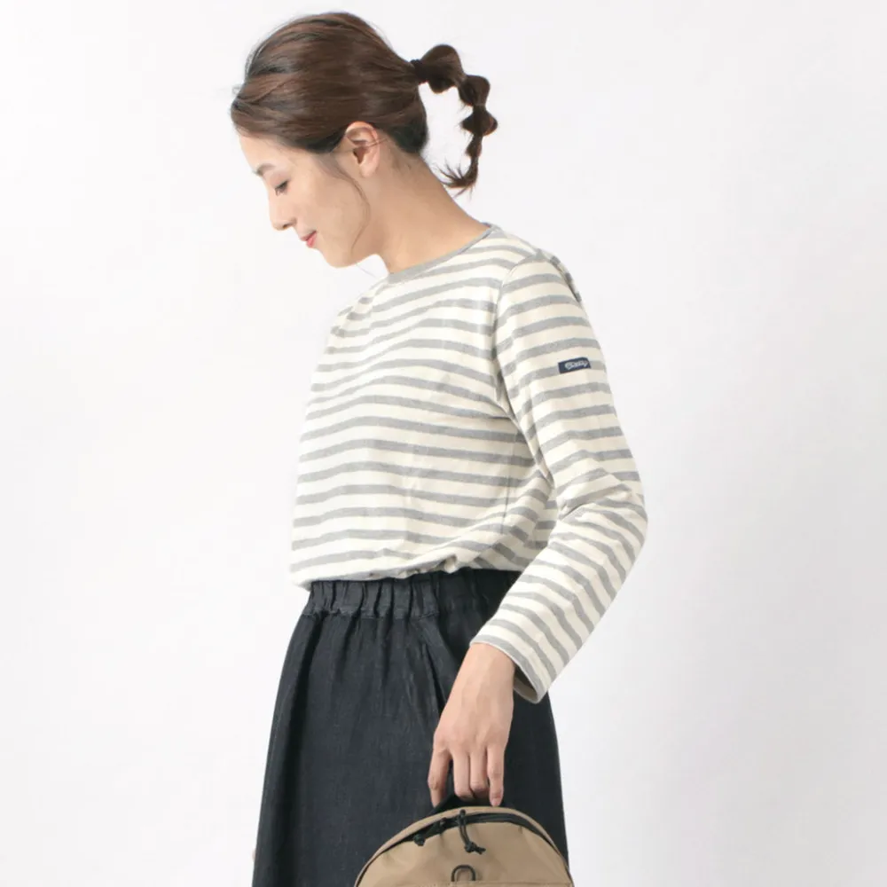 TIEASY T-Shirts^/ HDCS Boatneck Striped Basque Shirt