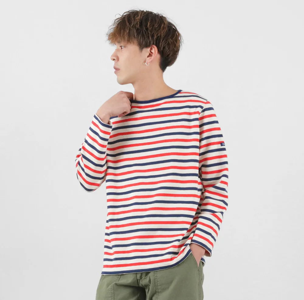 TIEASY T-Shirts^/ HDCS Boatneck Striped Basque Shirt natural