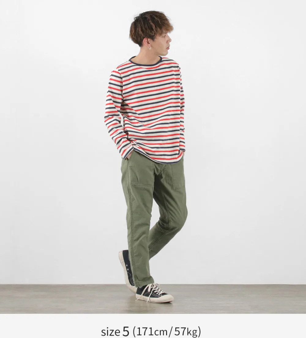 TIEASY T-Shirts^/ HDCS Boatneck Striped Basque Shirt natural