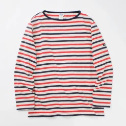 TIEASY T-Shirts^/ HDCS Boatneck Striped Basque Shirt natural