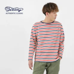 TIEASY T-Shirts^/ HDCS Boatneck Striped Basque Shirt natural