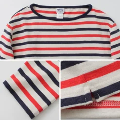 TIEASY T-Shirts^/ HDCS Boatneck Striped Basque Shirt natural