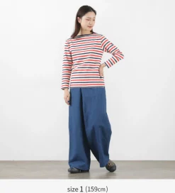 TIEASY T-Shirts^/ HDCS Boatneck Striped Basque Shirt natural