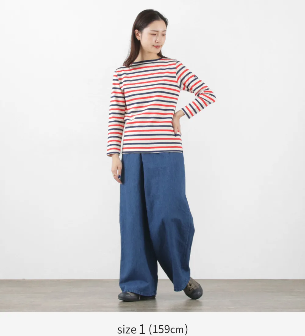 TIEASY T-Shirts^/ HDCS Boatneck Striped Basque Shirt natural