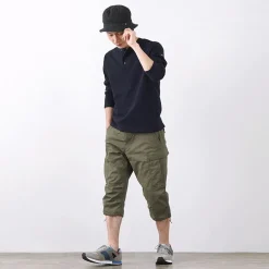 TIEASY T-Shirts^/ HDCS Henry neck long sleeve T-shirt