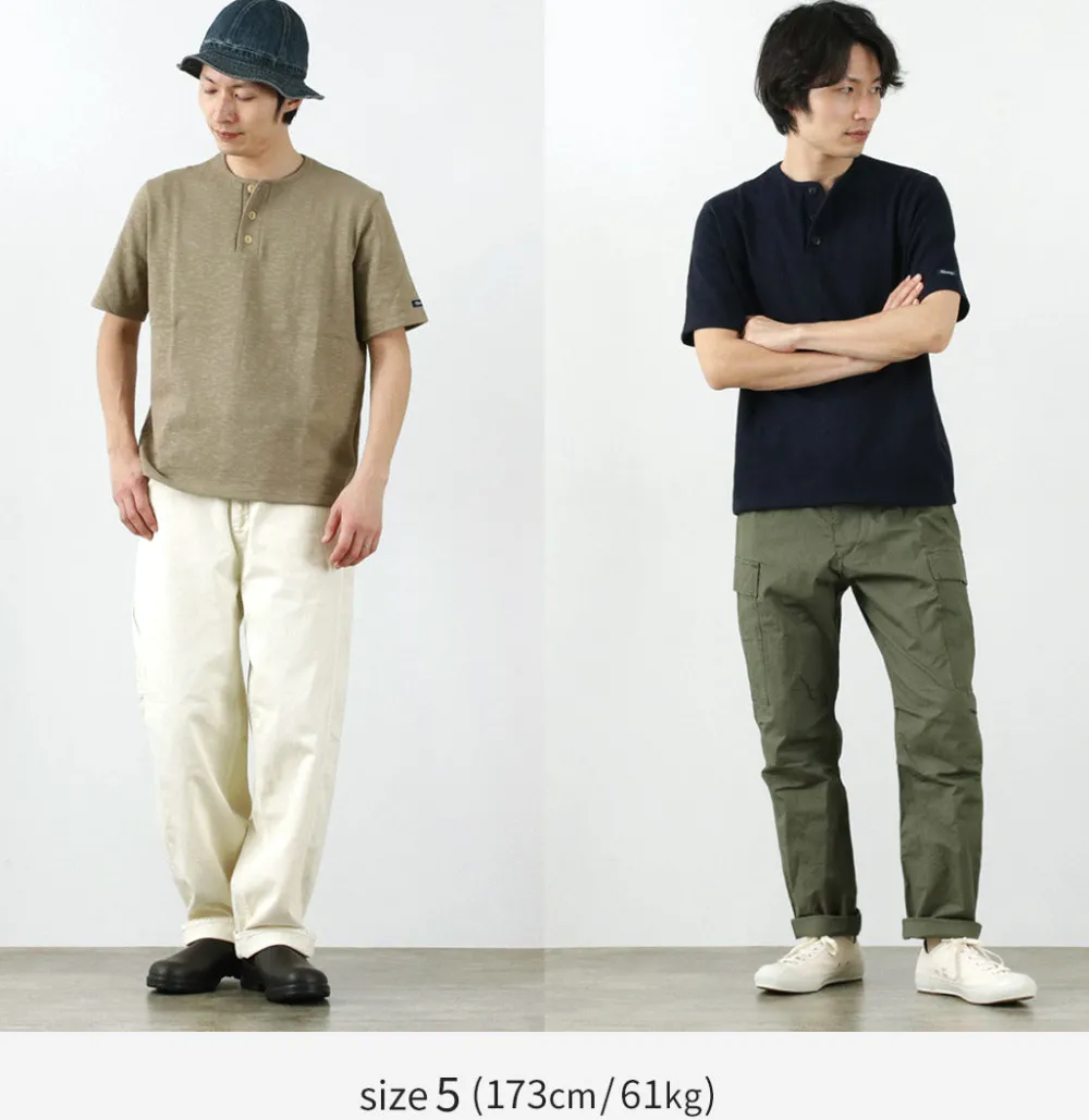 TIEASY T-Shirts^/ HDCS Henry Neck Short Sleeve T-Shirt